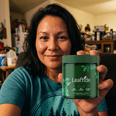 LeafTide wellness routine illustration